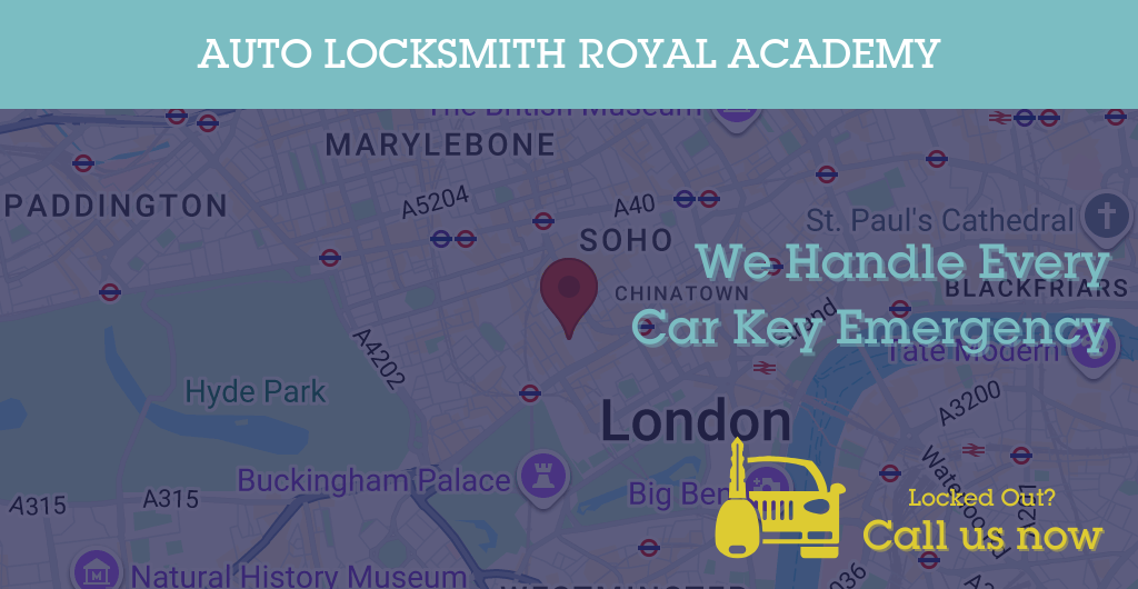 Auto Locksmith Services in Royal Academy - W postcode